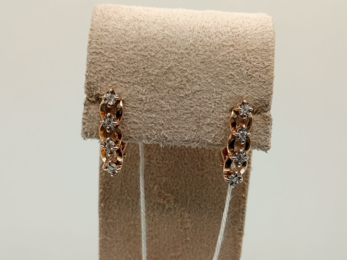 СЕРЬГИ БРИЛЛИАНТ (Au 585)