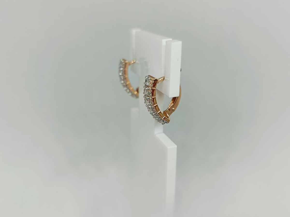 СЕРЬГИ С КАМНЯМИ (Au 585)