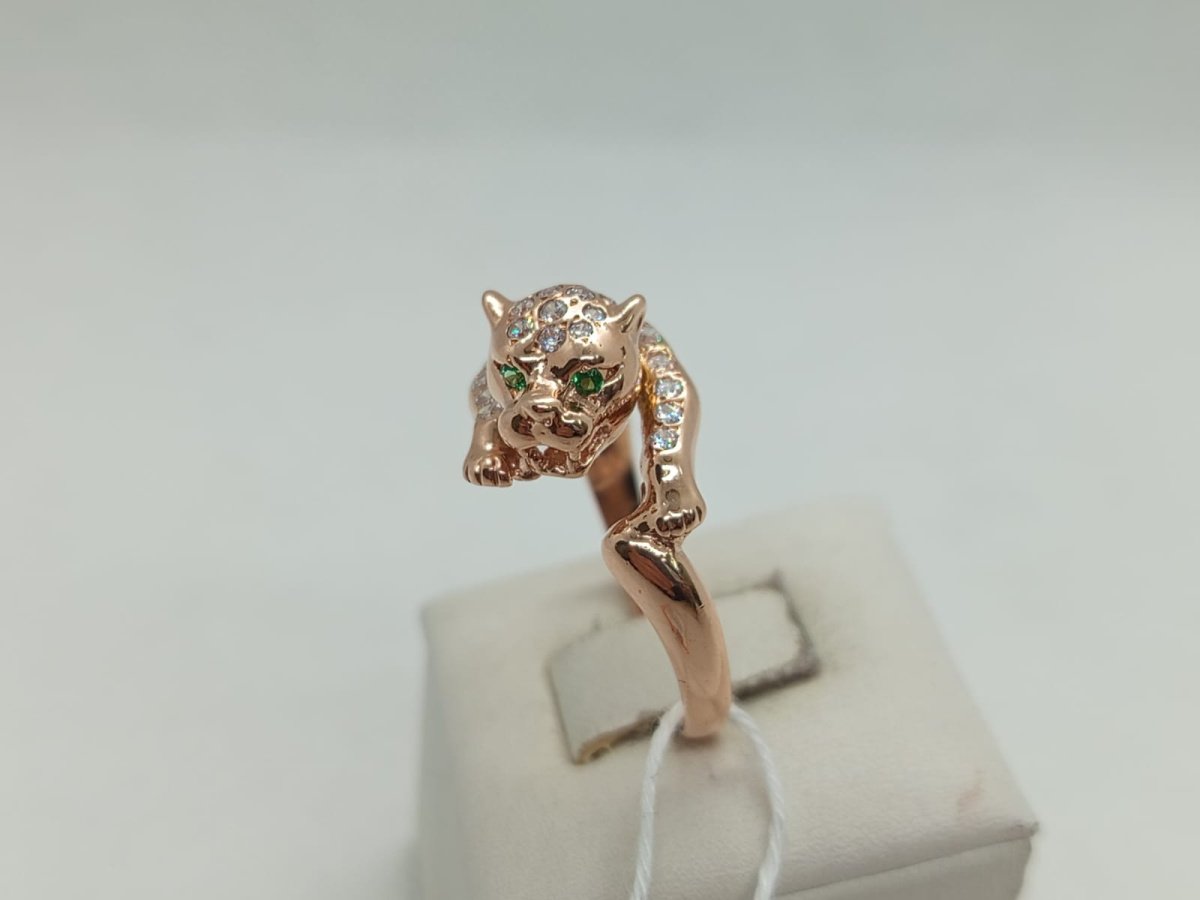 КОЛКМИ585 КОЛЬЦО С КАМНЯМИ (Au 585)