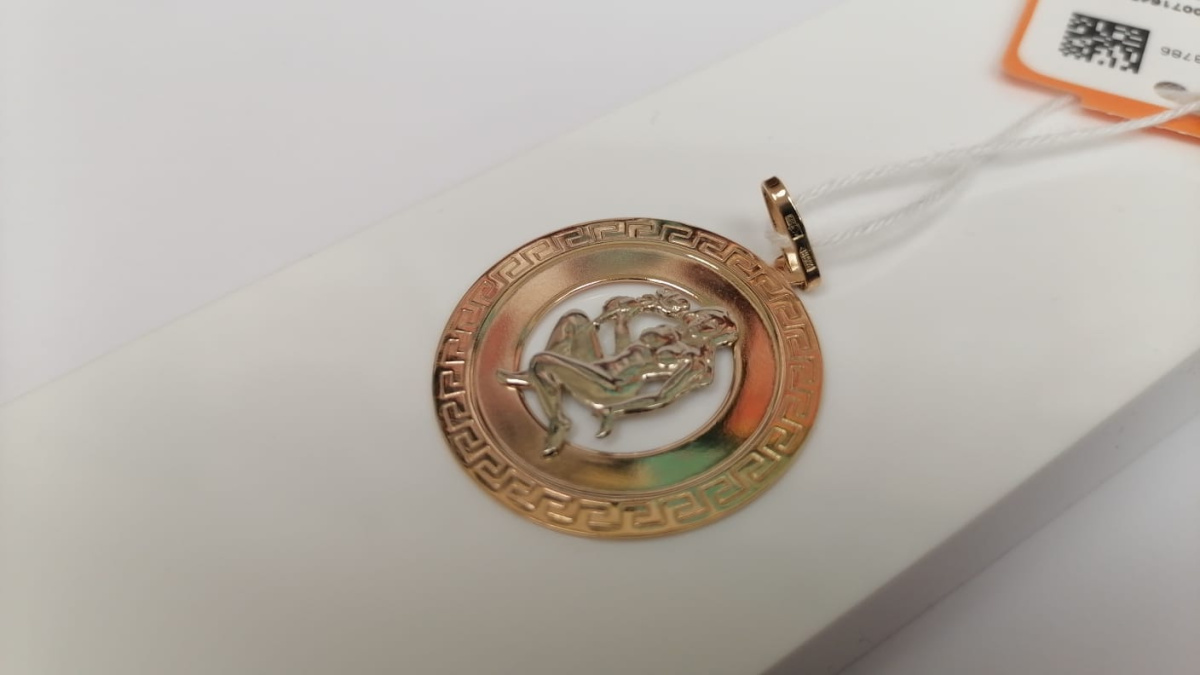 ПОДВЕСКА ЗНАК ЗОДИАКА ДЕВА Au 585