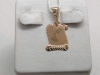 ПОДВЕСКА ЗНАК ЗОДИАКА ВОДОЛЕЙ Au 585