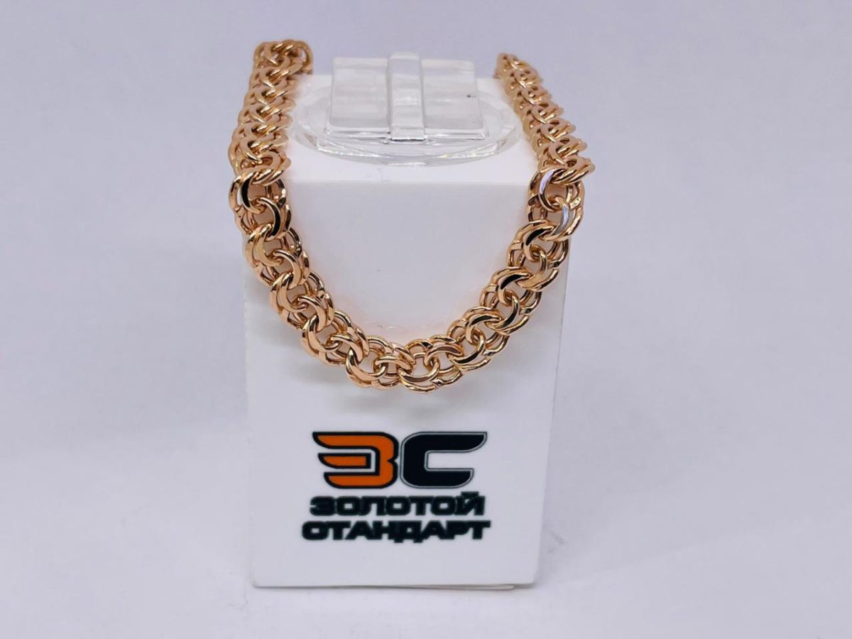 670009023 БРАСЛЕТ ПУСТОТЕЛЫЙ Бисмарк (Au 585)