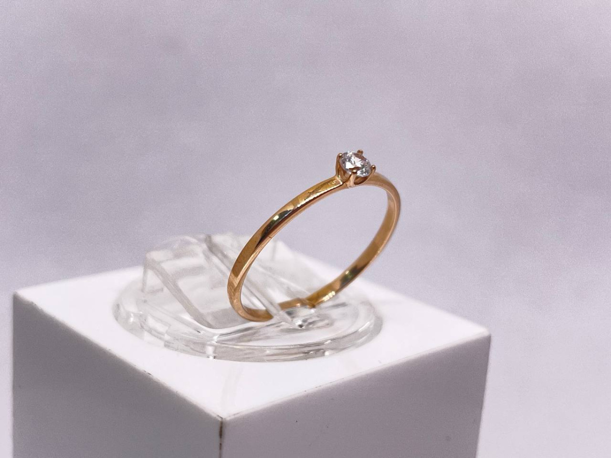 КОЛЬЦО С КАМНЕМ (Au 585)