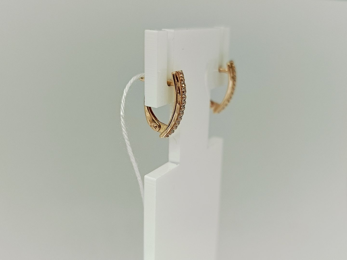 СЕРЬГИ С КАМНЯМИ (Au 375)