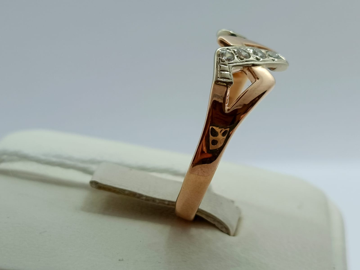 КОЛКМИ585 КОЛЬЦО С КАМНЯМИ (Au 585)