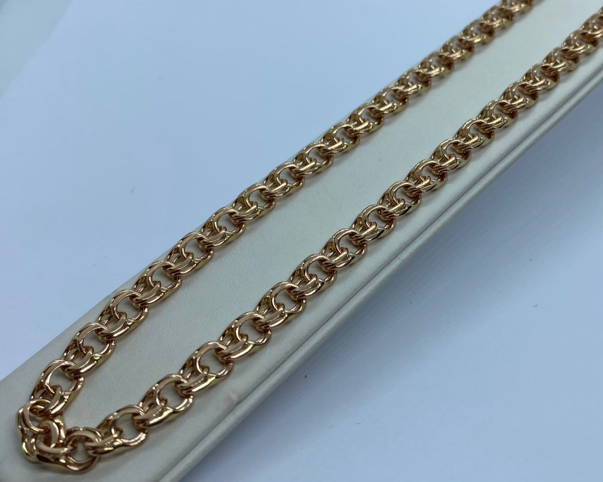 ЦЛБС585 ЦЕПЬ ПОЛНОВЕСНАЯ Бисмарк (Au 585)