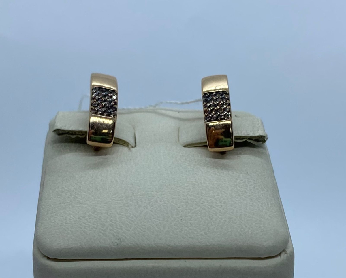 СЕРЬГИ С КАМНЯМИ (Au 585)