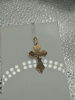 ПОДВЕСКА КРЕСТ БЕЗ КАМНЯ (Au 585)