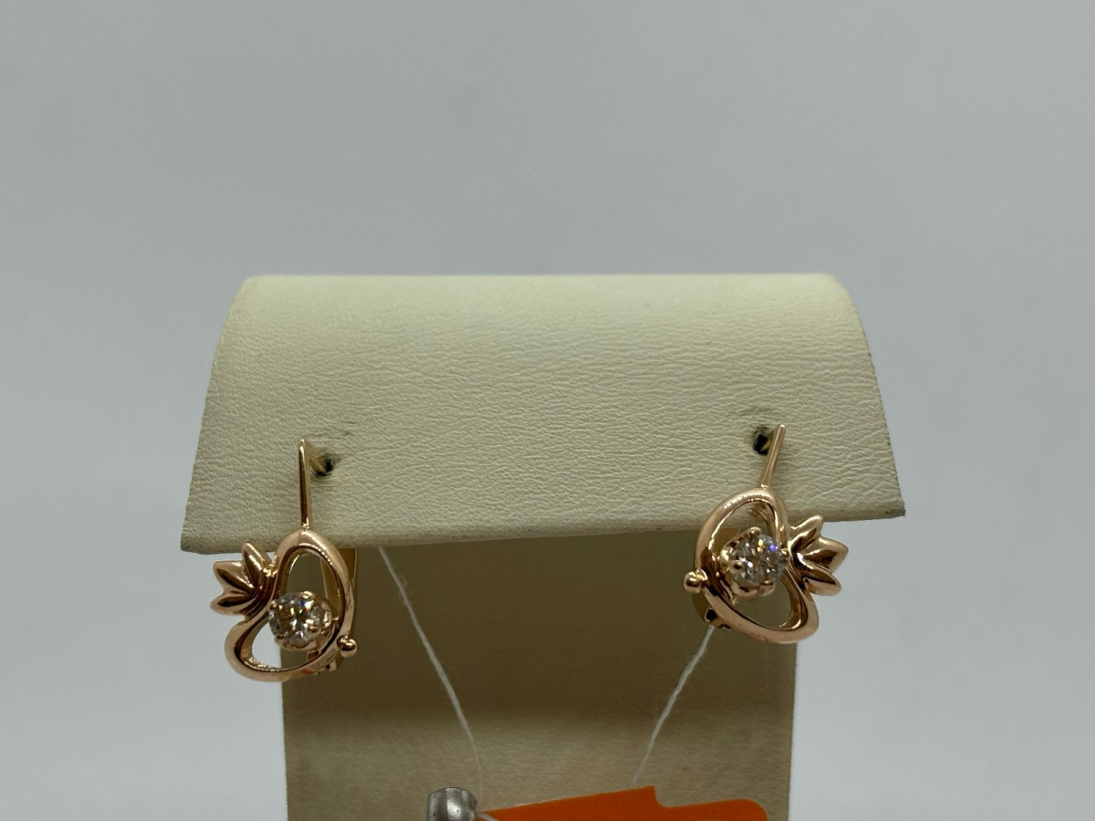 СЕРЬГИ БРИЛЛИАНТ (Au 585)