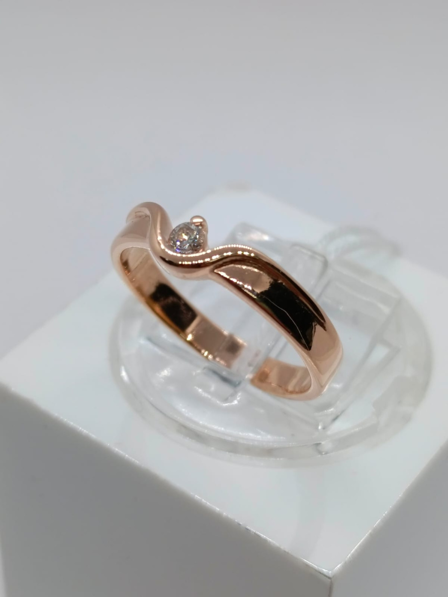 КОЛЬЦО БРИЛЛИАНТ Au 585