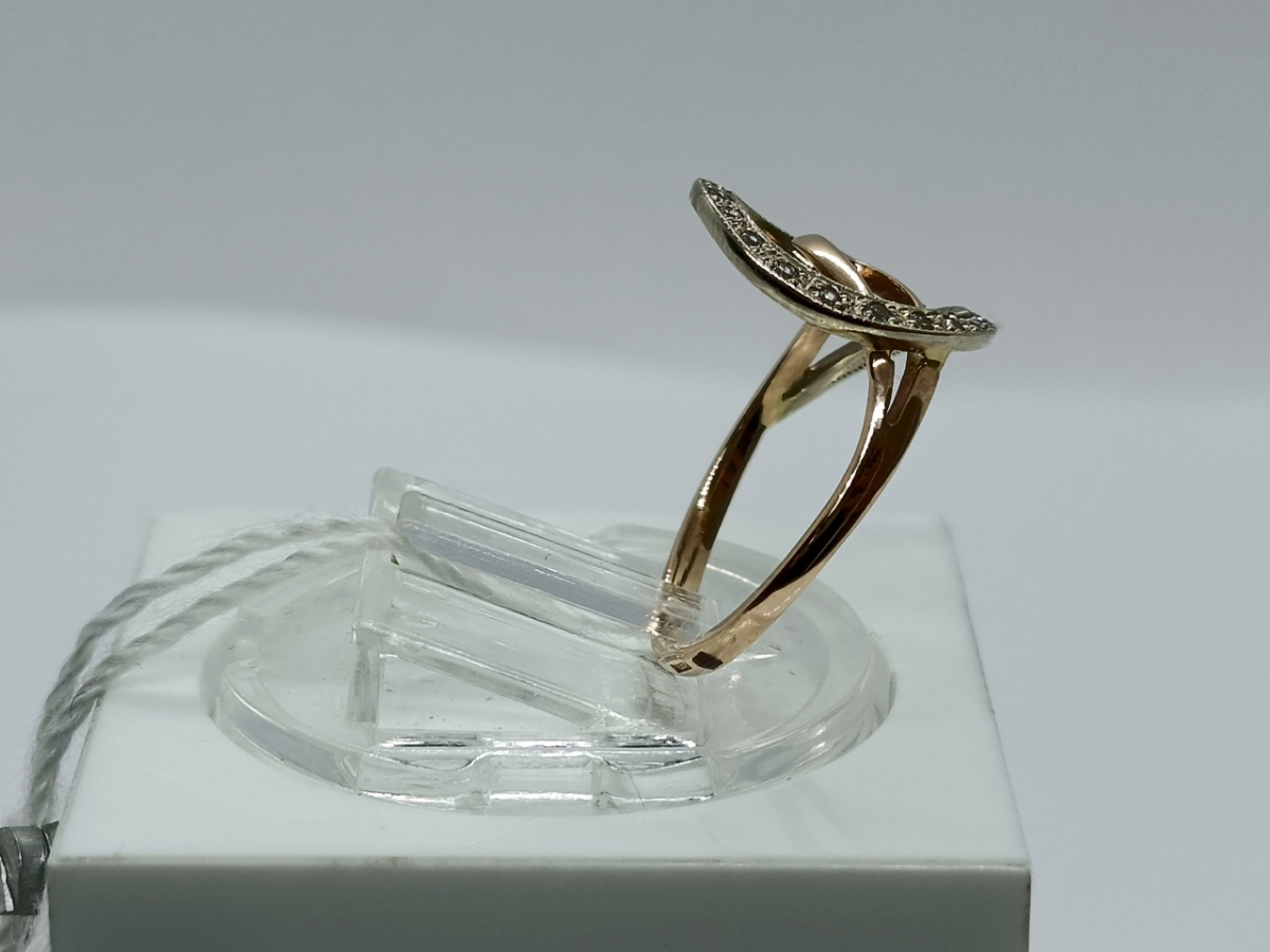 КОЛКМИ585 КОЛЬЦО С КАМНЯМИ (Au 585)