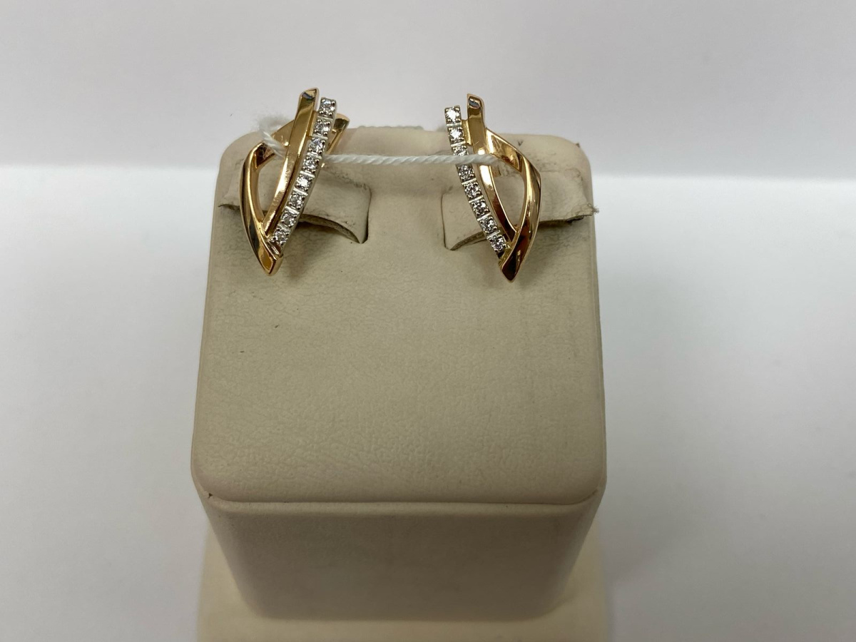 СЕРЬГИ С КАМНЯМИ (Au 585)