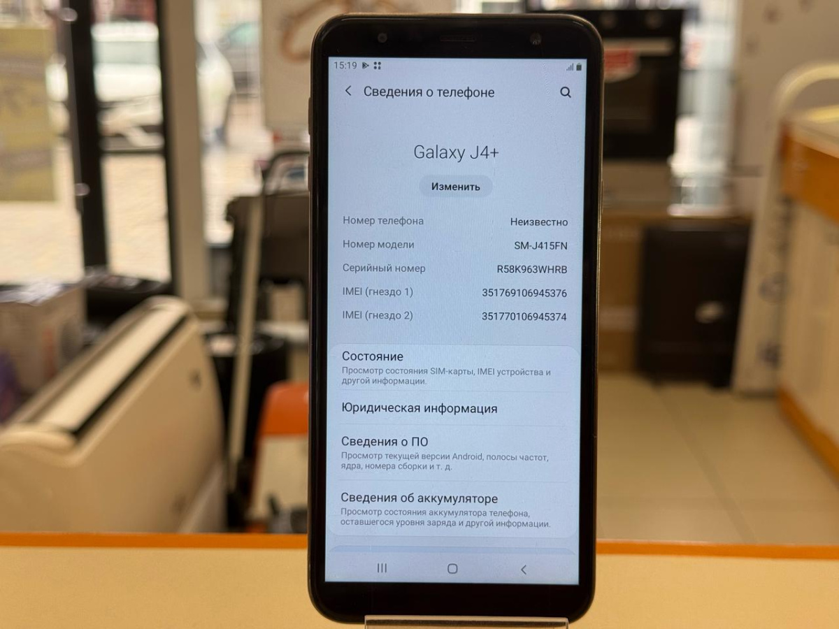 Смартфон Samsung Galaxy J4 Plus 3/32