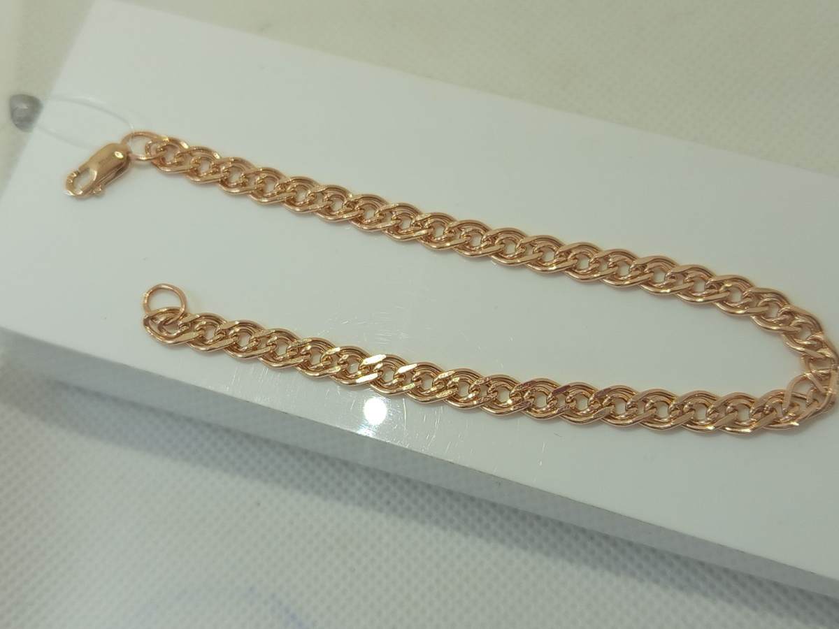 НБ 12-200ПГ БРАСЛЕТ ПУСТОТЕЛЫЙ (Au 585)