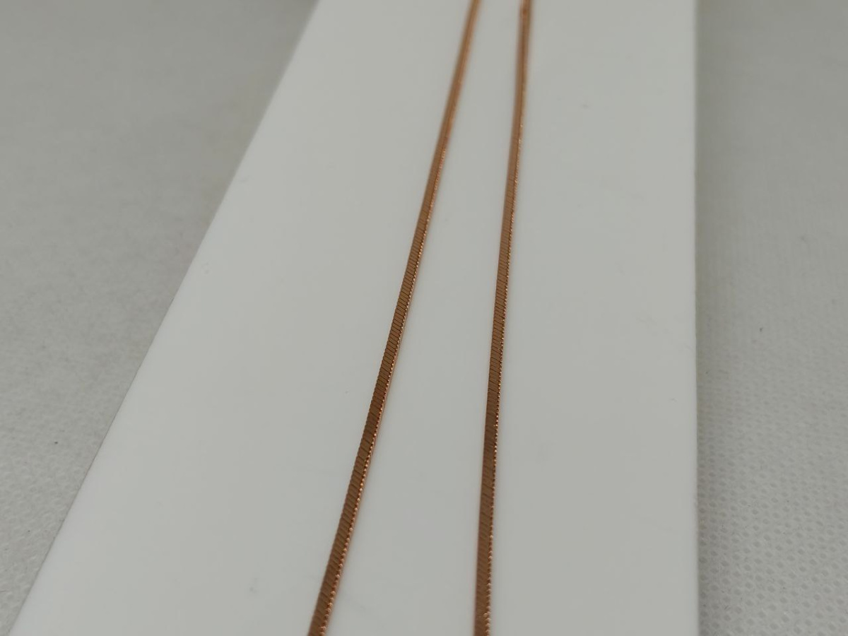 ЦЕПЬ ПОЛНОВЕСНАЯ Жгут(снейк) (Au 585)