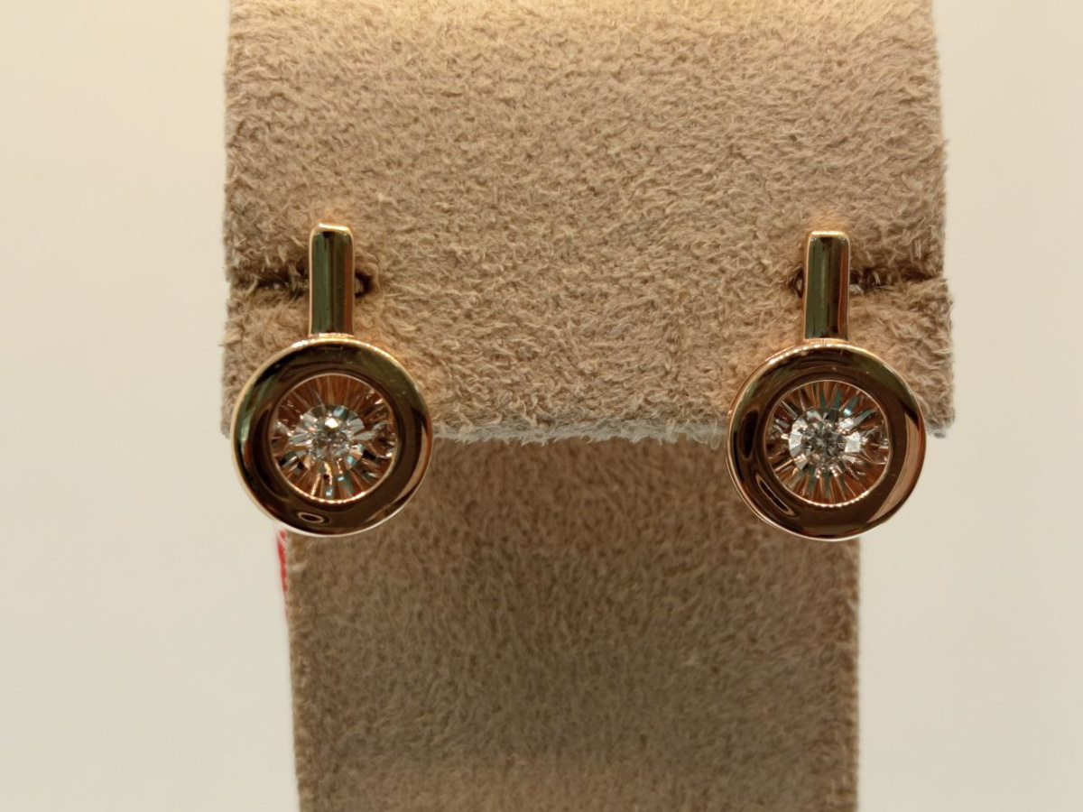 СЕРЬГИ БРИЛЛИАНТ (Au 585)