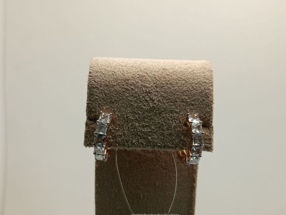 СЕРЬГИ С КАМНЯМИ (Au 585)