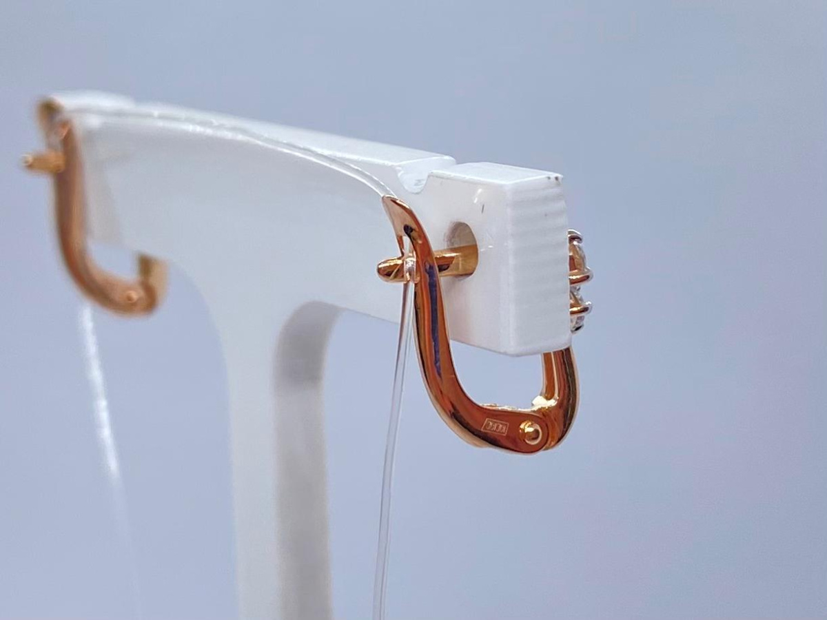 СЕРЬГИ ПУСЕТЫ без камня (Au 585)