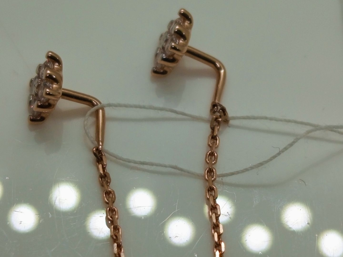 СЕРЬГИ ПРОДЕВКИ (Au 585)