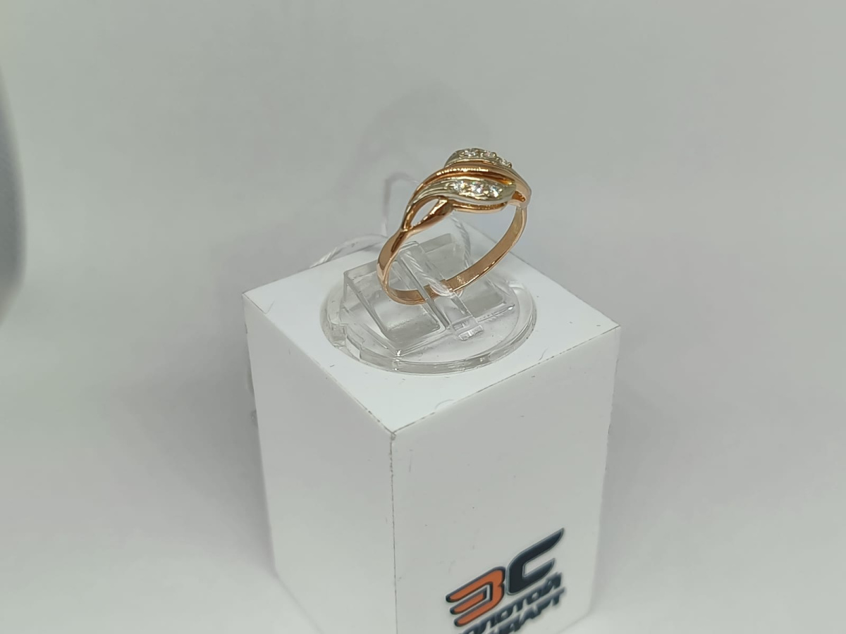 КОЛКМИ585 КОЛЬЦО С КАМНЯМИ (Au 585)