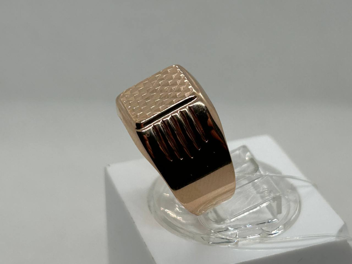 4148а-1 КОЛЬЦО ПЕЧАТКА без камня (Au 585)