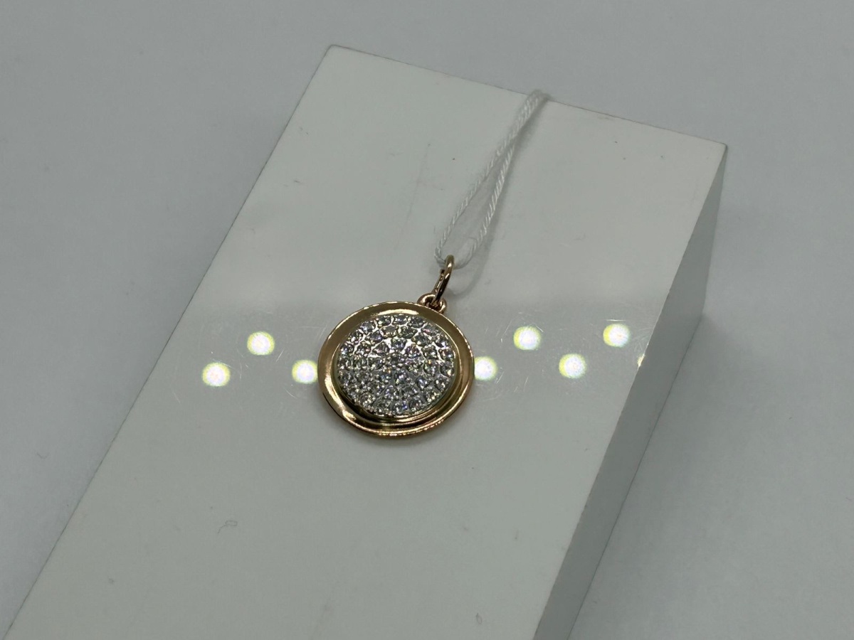 ПОДКМИ585 ПОДВЕСКА С КАМНЯМИ (Au 585) ПОДКМИ585 ПОДВЕСКА С КАМНЯМИ (Au 585)