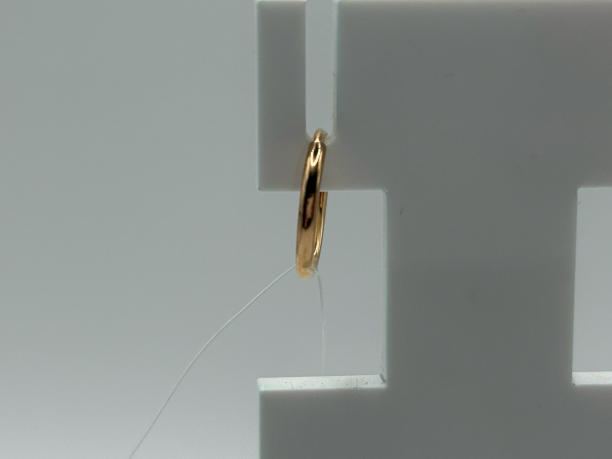 СЕРЬГИ серьга без камня (Au 585)