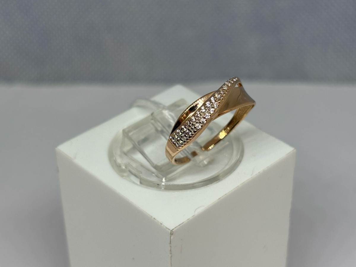 КОЛКМИ585 КОЛЬЦО С КАМНЯМИ (Au 585)