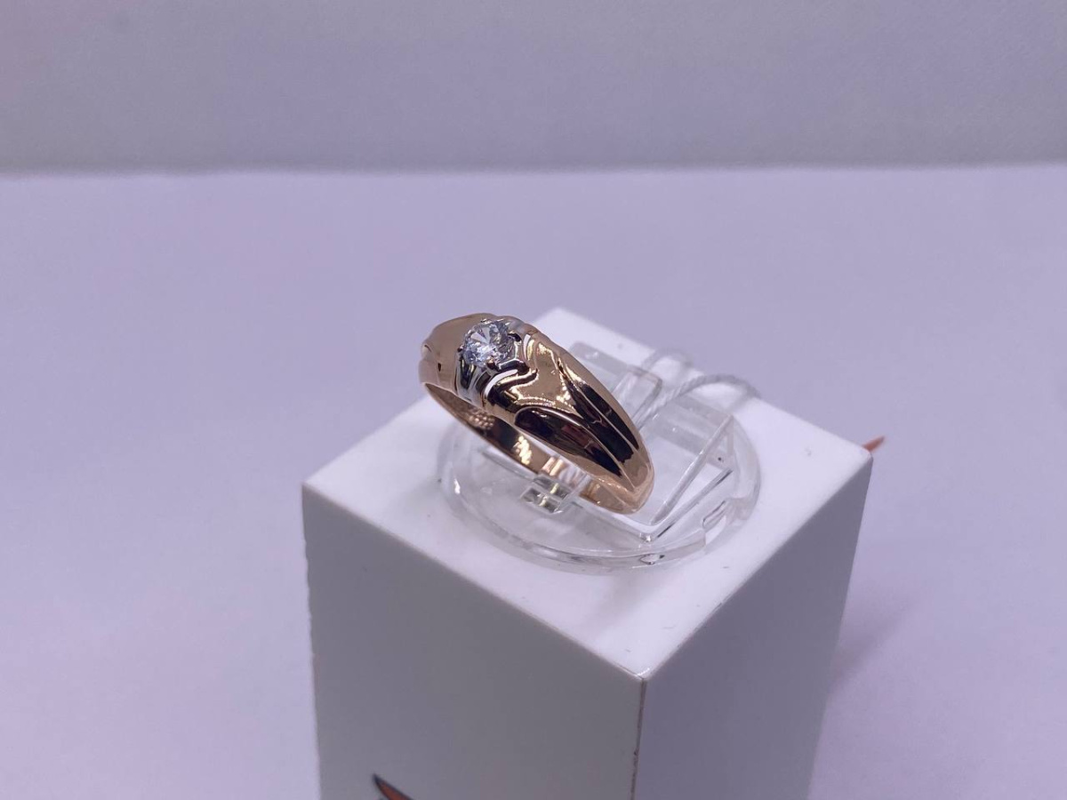 КОЛКМ585 КОЛЬЦО С КАМНЕМ (Au 585)