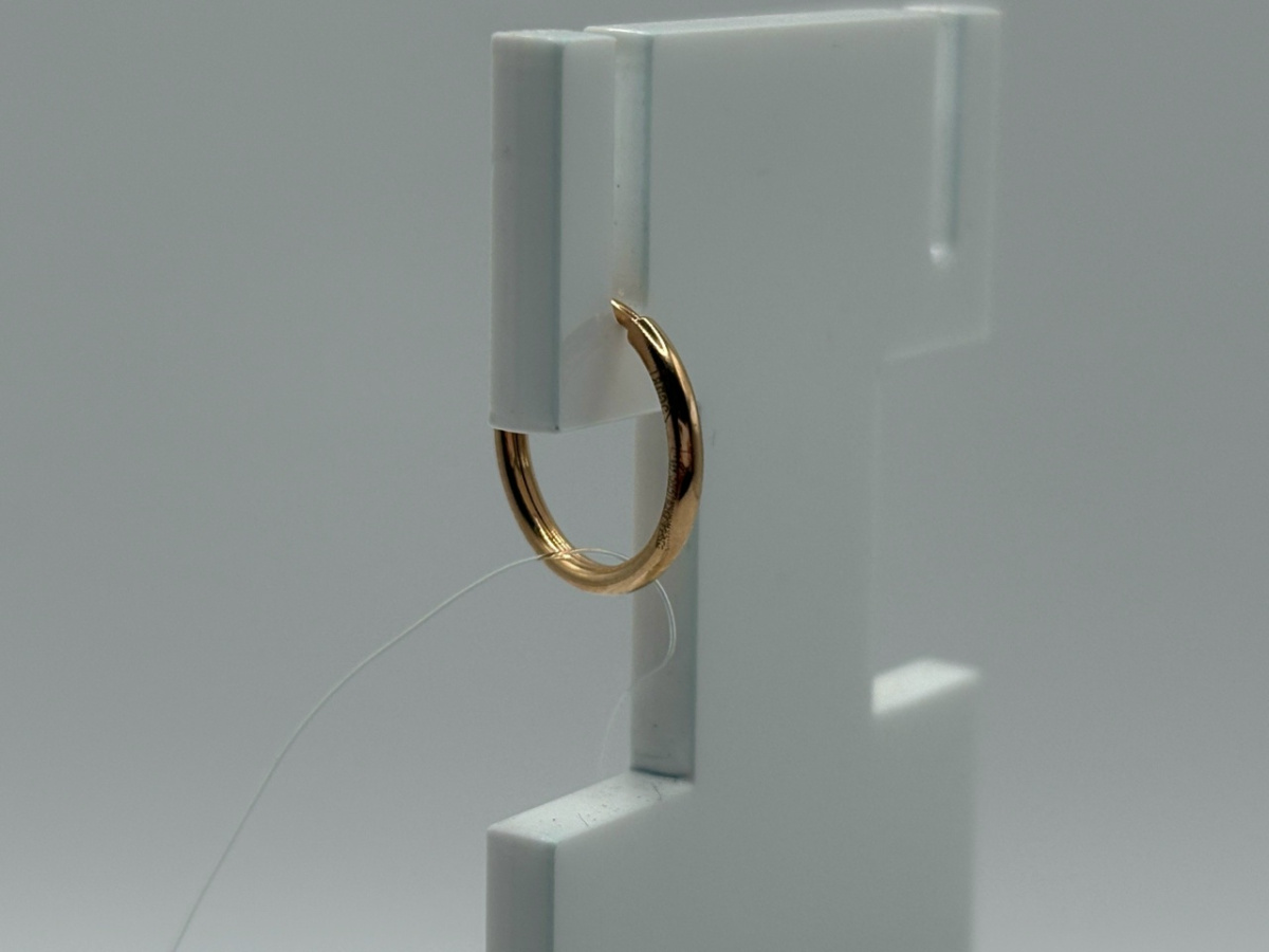 СЕРЬГИ серьга без камня (Au 585)