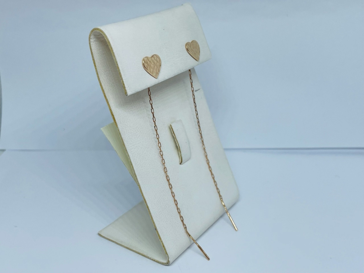 СЕРЬГИ ПРОДЕВКИ без камня (Au 585)