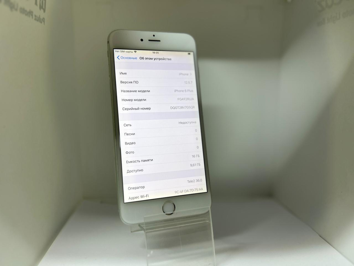 Смартфон Apple iPhone 6 Plus 16Gb
