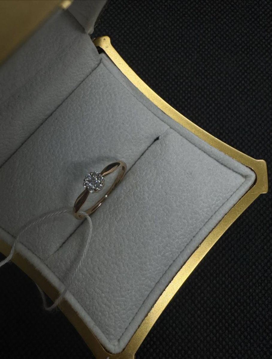 КОЛКМИ585 КОЛЬЦО С КАМНЯМИ (Au 585)