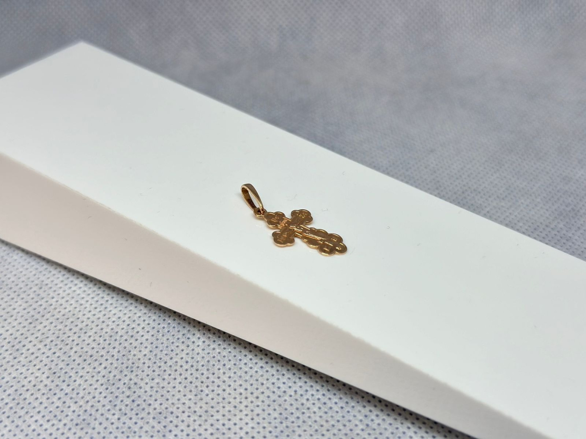 ПОДКБК585 ПОДВЕСКА КРЕСТ БЕЗ КАМНЯ (Au 585) ПОДКБК585 ПОДВЕСКА КРЕСТ БЕЗ КАМНЯ (Au 585)