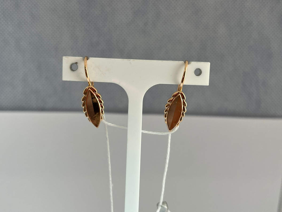 СБКМ583 СЕРЬГИ БЕЗ КАМНЯ (Au 583)