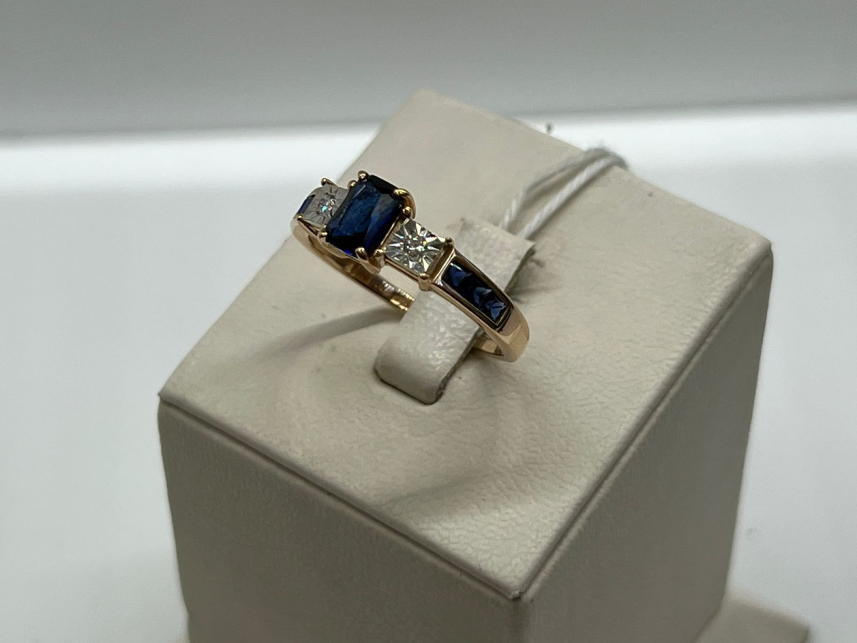 КОЛЬЦО БРИЛЛИАНТ Au 585