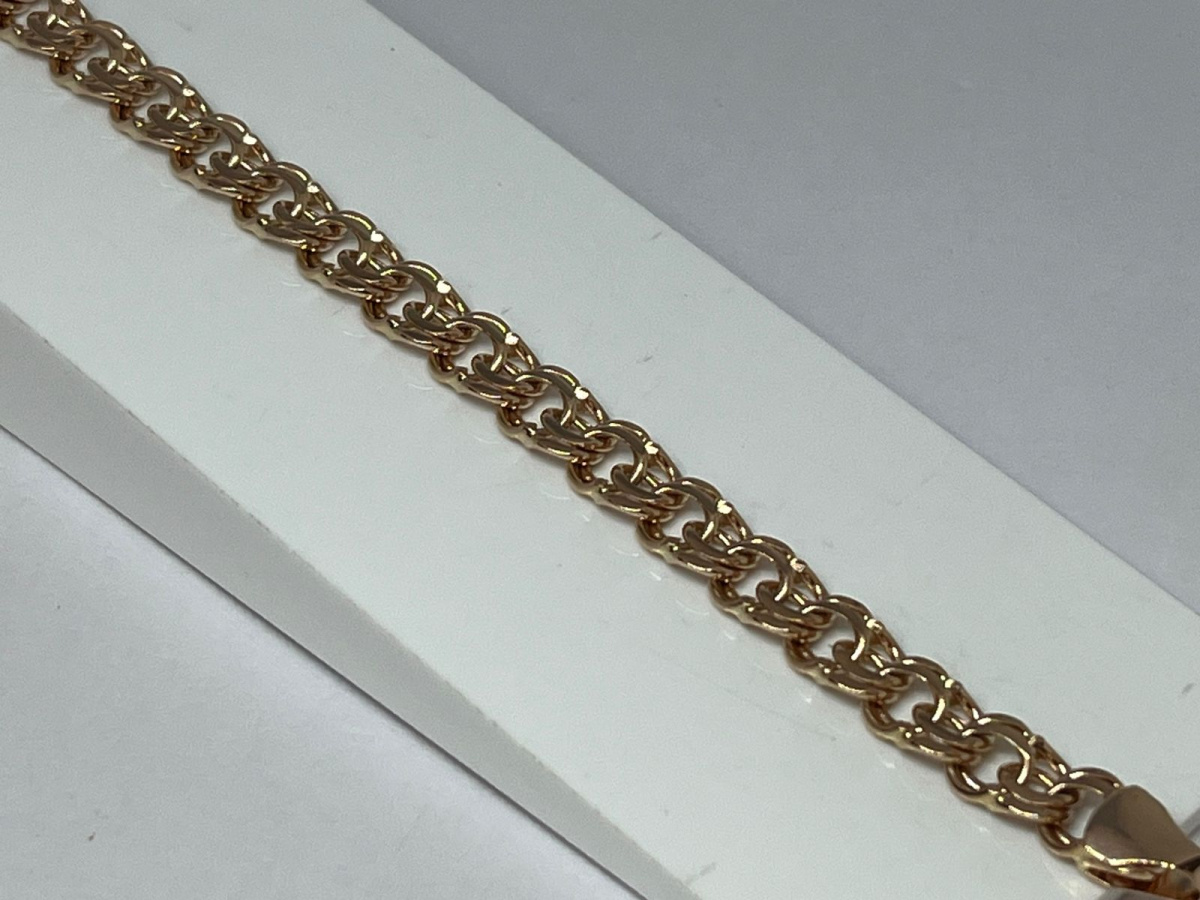 БРАСЛЕТ ПОЛНОВЕСНЫЙ Бисмарк (Au 585)