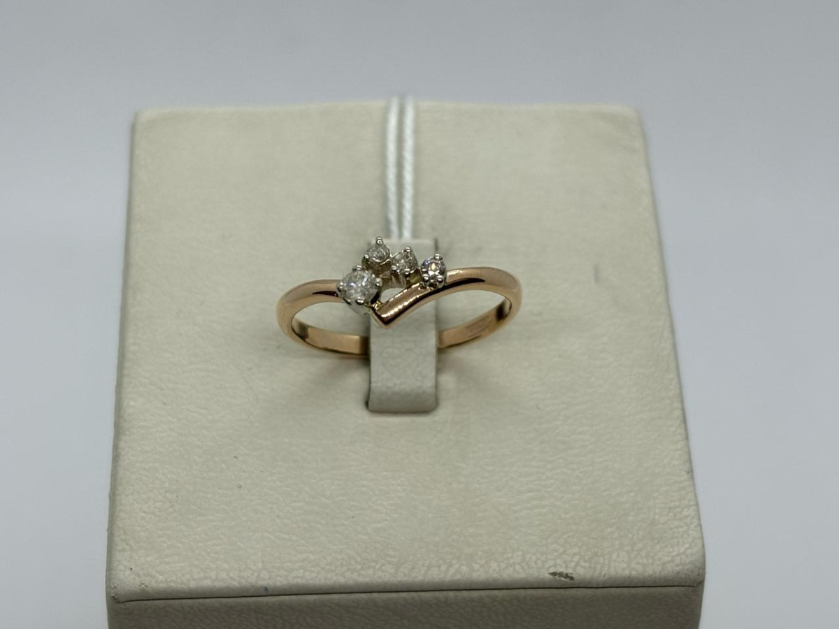 КОЛЬЦО БРИЛЛИАНТ Au 585