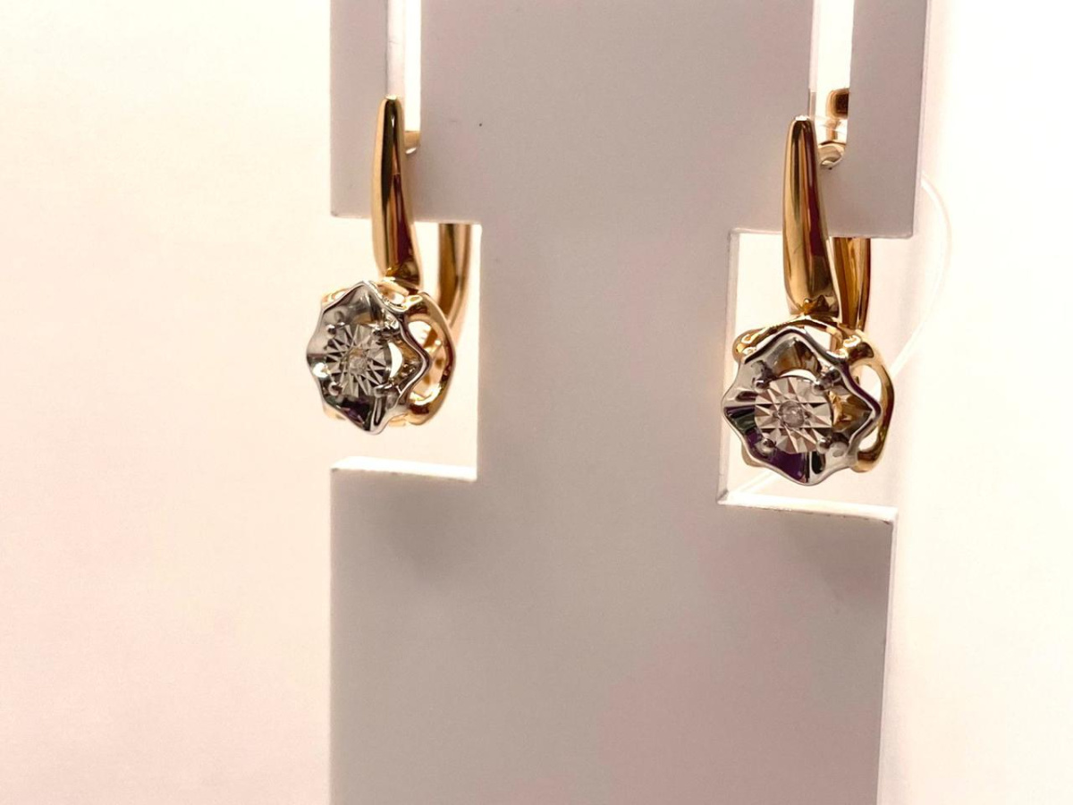 СЕРЬГИ БРИЛЛИАНТ (Au 585)