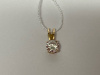 ПОДКМ585 ПОДВЕСКА С КАМНЕМ (Au 585)