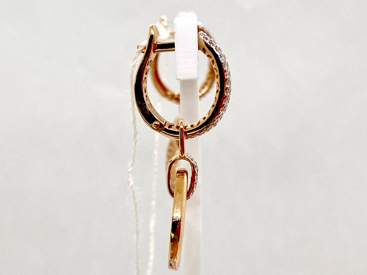 СЕРЬГИ С КАМНЯМИ (Au 585)