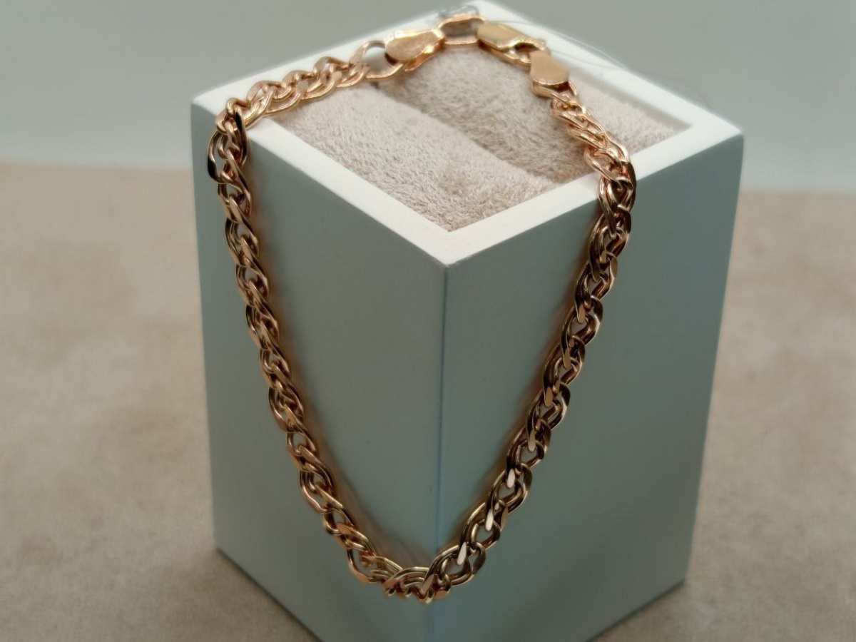 БРАСЛЕТ ПУСТОТЕЛЫЙ Нона (Au 585)