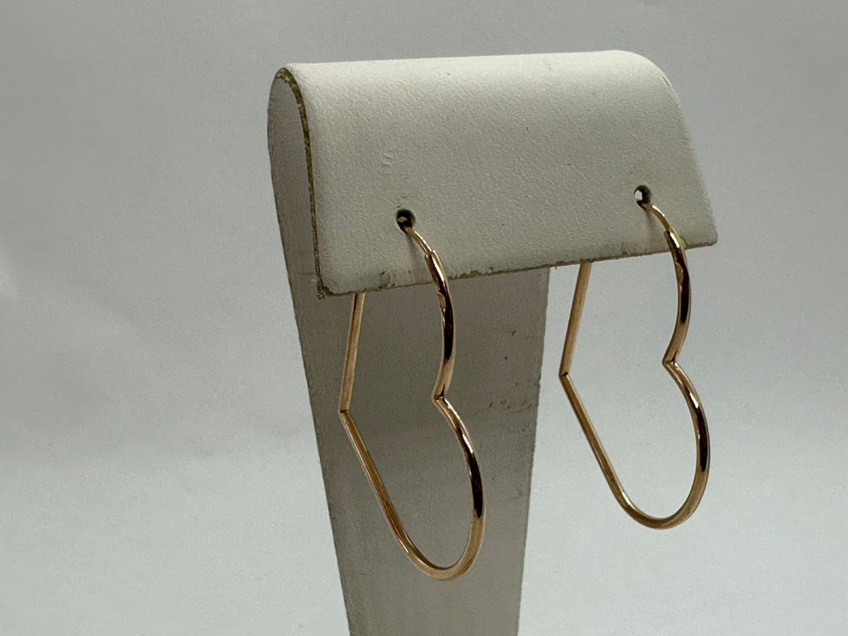 СБКМ585 СЕРЬГИ БЕЗ КАМНЯ (Au 585)