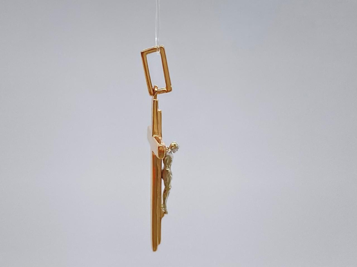 00-63-0131-00 ПОДВЕСКА КРЕСТ без камня (Au 585)