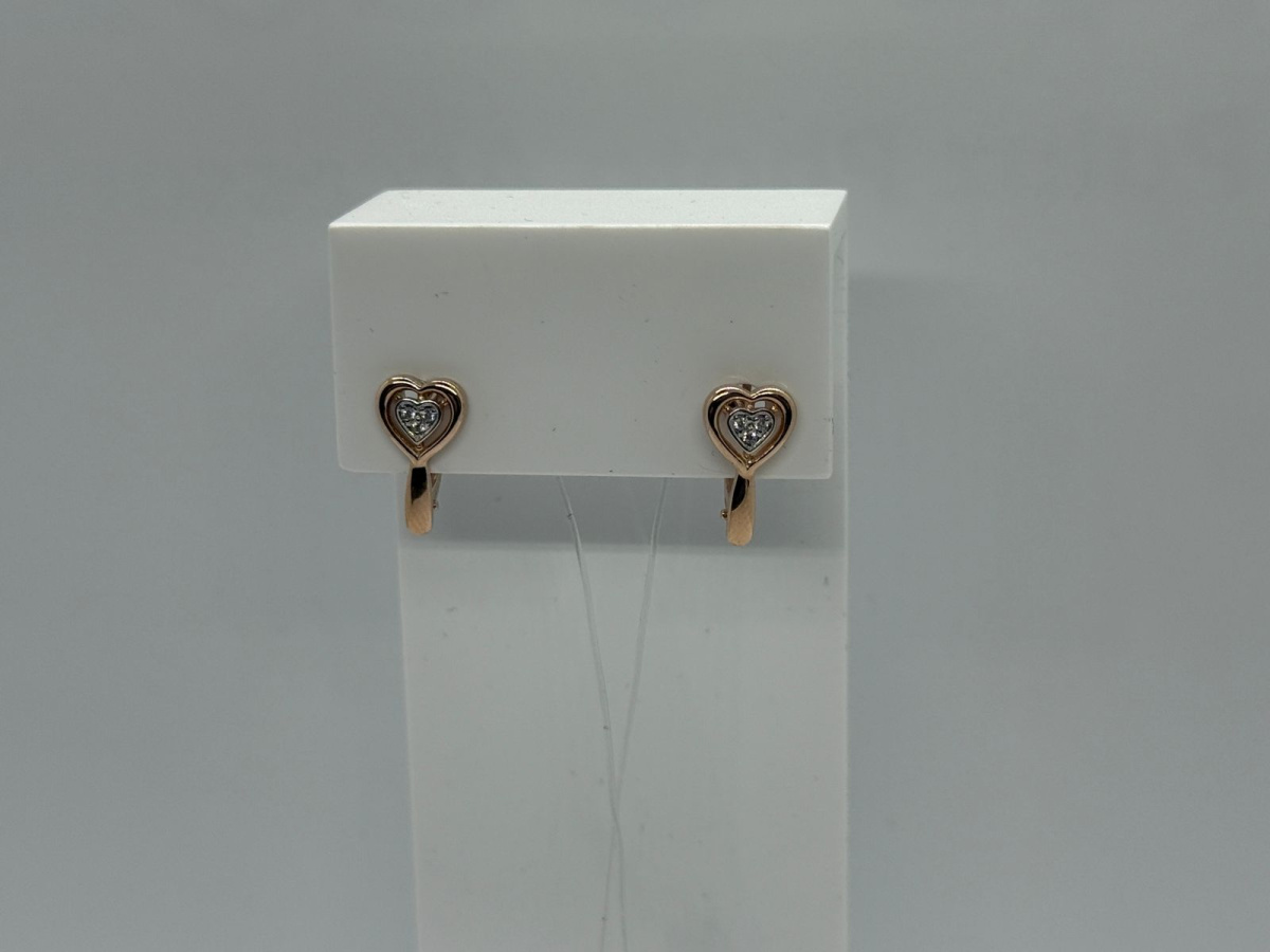 СЕРЬГИ С КАМНЯМИ (Au 585)