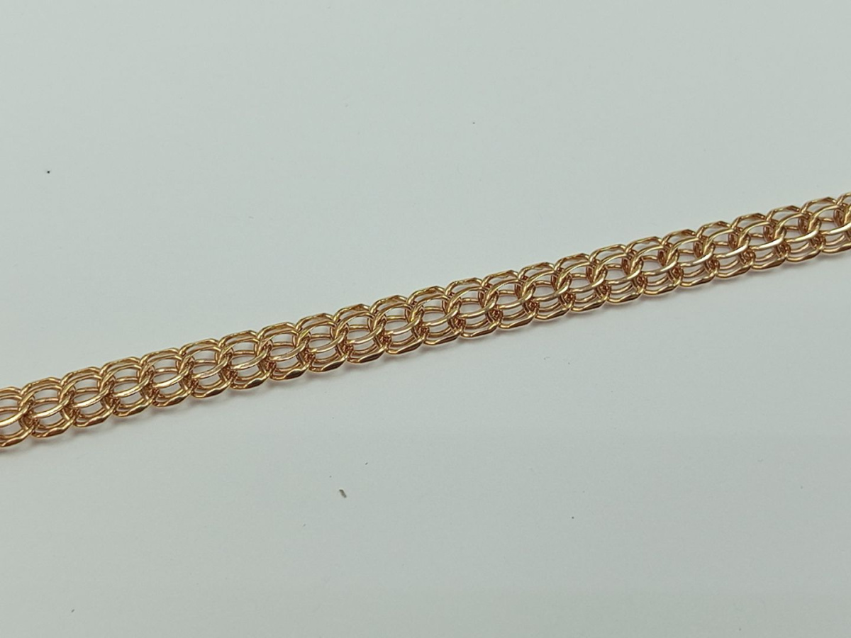 БРАСЛЕТ ПОЛНОВЕСНЫЙ Итальянка Au 585