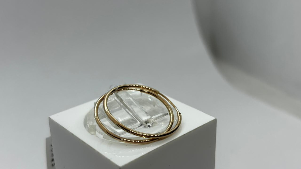 СЕРЬГИ КОНГО без камня (Au 585)