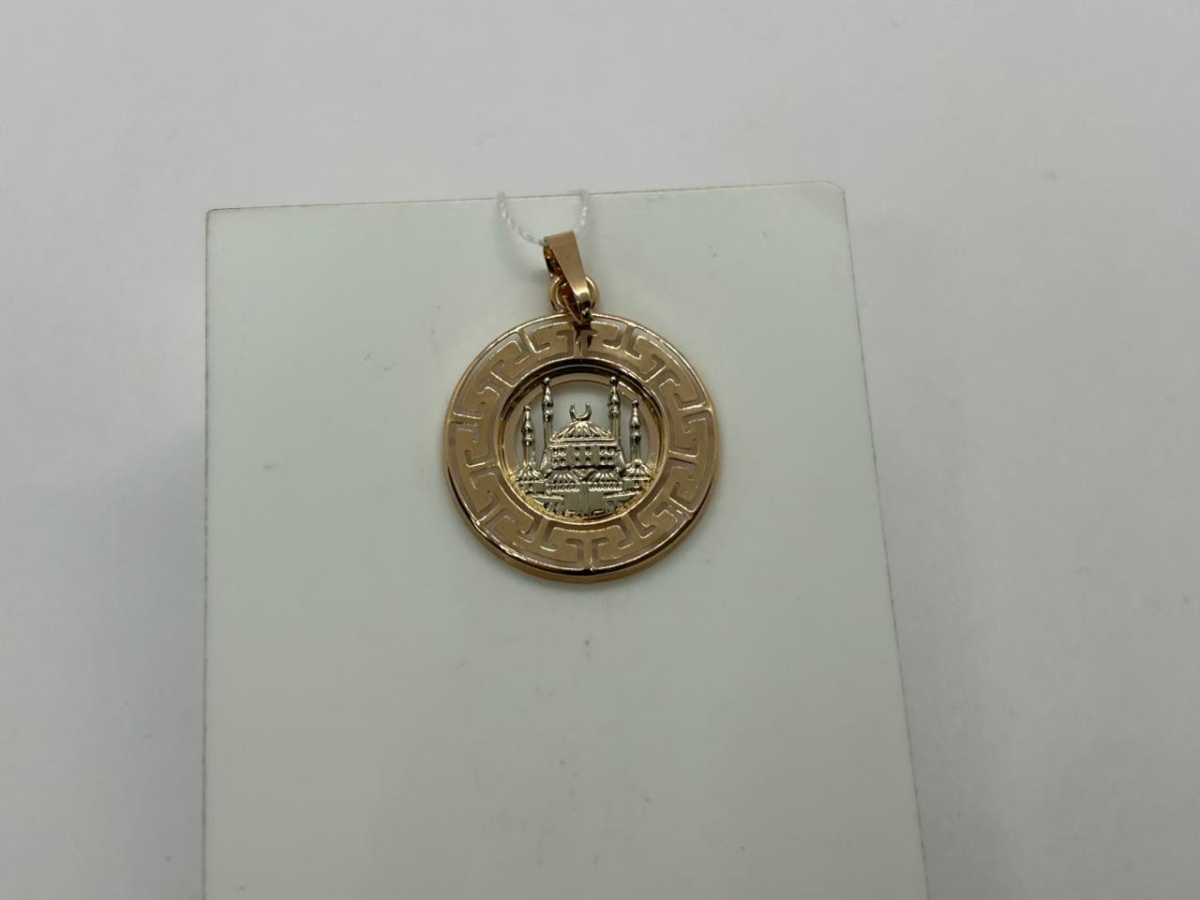 КрСВПМ ПОДВЕСКА МЕЧЕТЬ (Au 585)