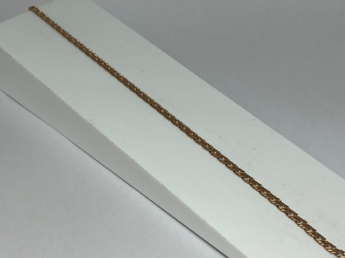 БРАСЛЕТ ПОЛНОВЕСНЫЙ Ромб тройной Au 585