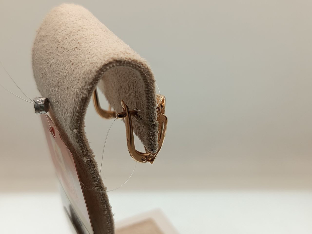 СЕРЬГИ БЕЗ КАМНЯ (Au 585)